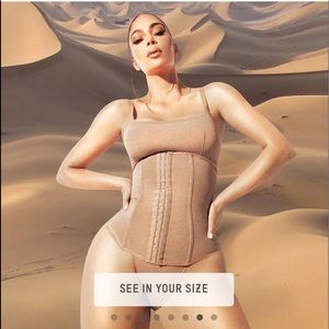 Skims Mesh Waist Trainer Size L in Sienna